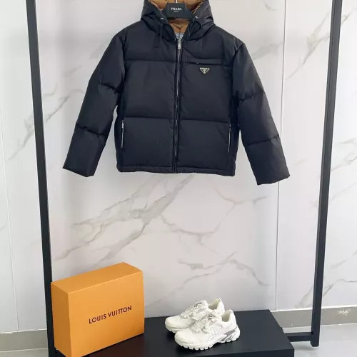 Replica Prada Down Feather Coat Long Sleeved For Women #1380290 $170.00 USD for Wholesale