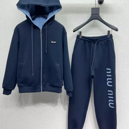 MIU MIU Tracksuits Long Sleeved For Women #1380328 $102.00 USD, Wholesale Replica MIU MIU Tracksuits