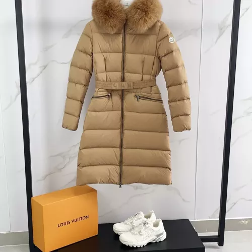 Moncler Down Feather Coat Long Sleeved For Women #1380341 $185.00 USD, Wholesale Replica Moncler Down Feather Coat
