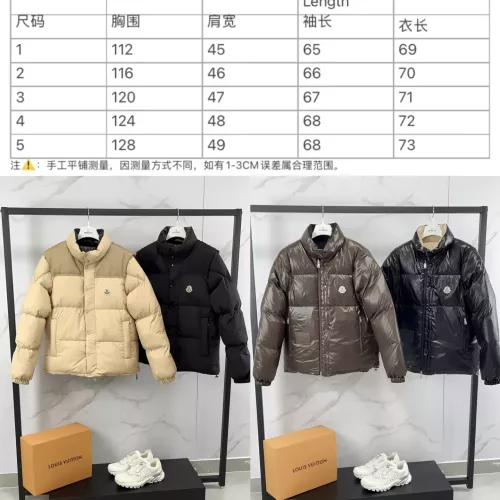 Replica Moncler Down Feather Coat Long Sleeved For Unisex #1380347 $185.00 USD for Wholesale