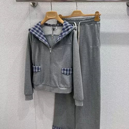 MIU MIU Tracksuits Long Sleeved For Women #1380349 $102.00 USD, Wholesale Replica MIU MIU Tracksuits
