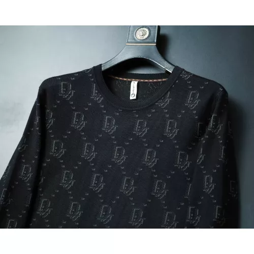 Replica Christian Dior Sweaters Long Sleeved For Men #1380420 $42.00 USD for Wholesale