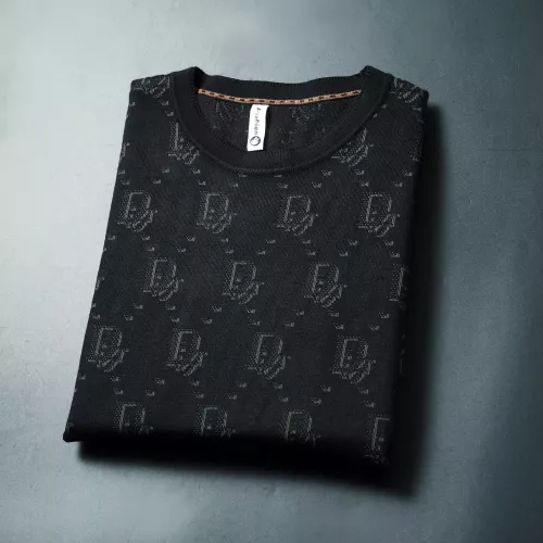 Replica Christian Dior Sweaters Long Sleeved For Men #1380420 $42.00 USD for Wholesale