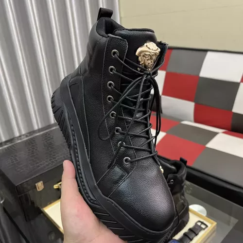 Replica Versace High Tops Shoes For Men #1380519 $88.00 USD for Wholesale