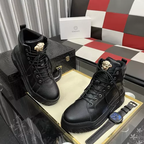 Replica Versace High Tops Shoes For Men #1380519 $88.00 USD for Wholesale
