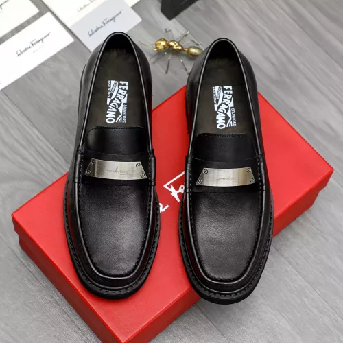 Salvatore Ferragamo Leather Shoes For Men #1380543 $96.00 USD, Wholesale Replica Salvatore Ferragamo Leather Shoes