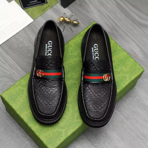 Replica Gucci Oxfords Shoes For Men #1380549 $98.00 USD for Wholesale