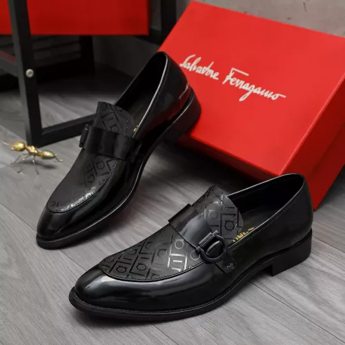 Salvatore Ferragamo Leather Shoes For Men #1380560 $88.00 USD, Wholesale Replica Salvatore Ferragamo Leather Shoes