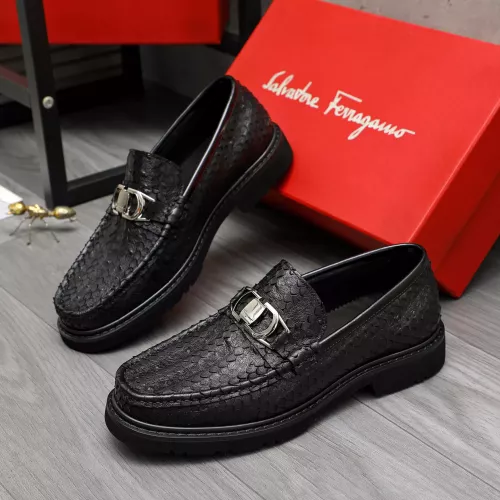 Salvatore Ferragamo Leather Shoes For Men #1380569 $96.00 USD, Wholesale Replica Salvatore Ferragamo Leather Shoes