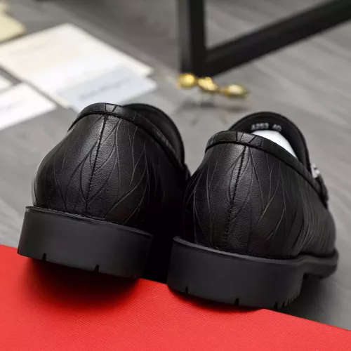 Replica Salvatore Ferragamo Leather Shoes For Men #1380572 $96.00 USD for Wholesale