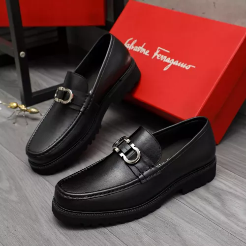 Salvatore Ferragamo Leather Shoes For Men #1380580 $100.00 USD, Wholesale Replica Salvatore Ferragamo Leather Shoes
