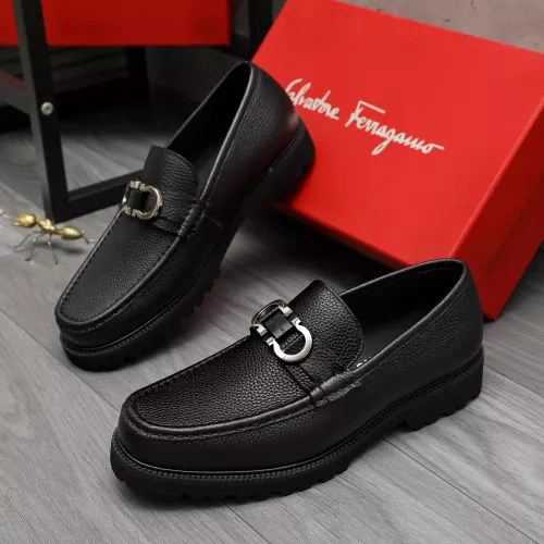 Salvatore Ferragamo Leather Shoes For Men #1380595 $100.00 USD, Wholesale Replica Salvatore Ferragamo Leather Shoes