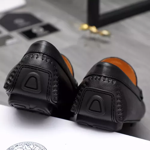 Replica Versace Leather Shoes For Men #1380603 $76.00 USD for Wholesale