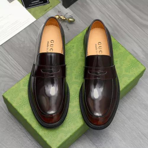Replica Gucci Oxfords Shoes For Men #1380611 $96.00 USD for Wholesale