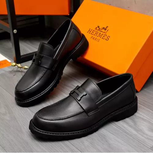 Hermes Leather Shoes For Men #1380633 $85.00 USD, Wholesale Replica Hermes Leather Shoes