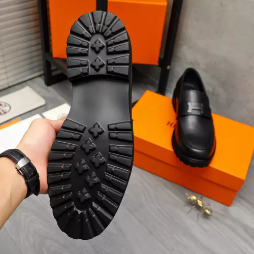 Replica Hermes Leather Shoes For Men #1380633 $85.00 USD for Wholesale