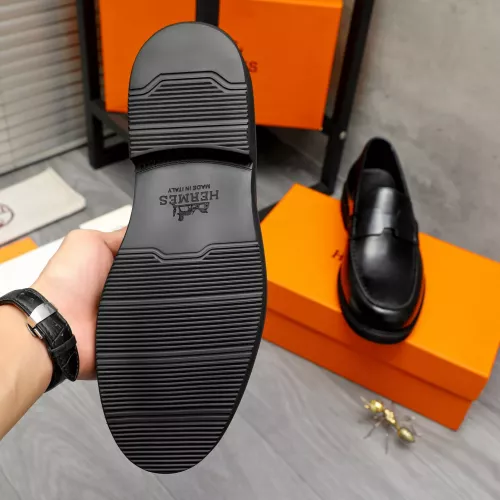 Replica Hermes Leather Shoes For Men #1380638 $85.00 USD for Wholesale