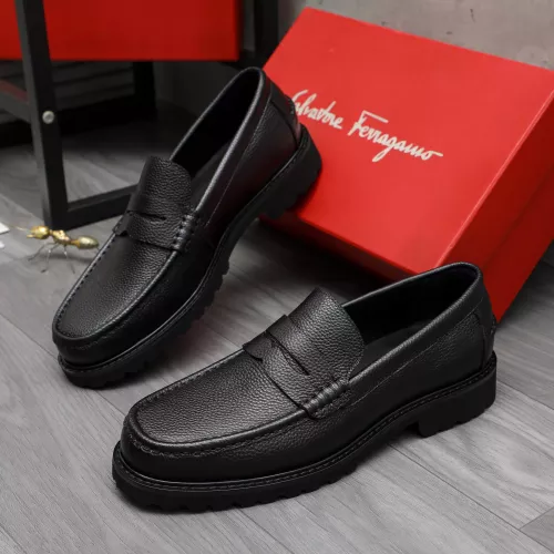 Salvatore Ferragamo Leather Shoes For Men #1380646 $85.00 USD, Wholesale Replica Salvatore Ferragamo Leather Shoes
