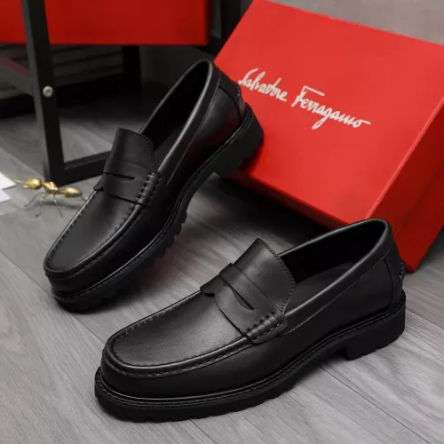 Salvatore Ferragamo Leather Shoes For Men #1380649 $85.00 USD, Wholesale Replica Salvatore Ferragamo Leather Shoes