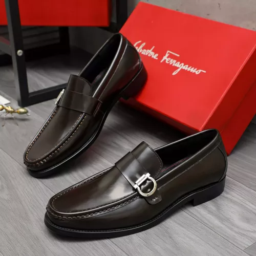 Salvatore Ferragamo Leather Shoes For Men #1380662 $85.00 USD, Wholesale Replica Salvatore Ferragamo Leather Shoes