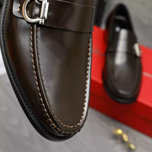 Replica Salvatore Ferragamo Leather Shoes For Men #1380662 $85.00 USD for Wholesale