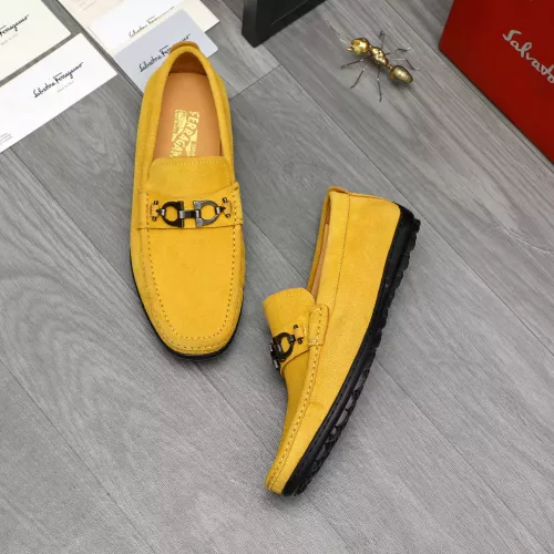 Salvatore Ferragamo Leather Shoes For Men #1380678 $82.00 USD, Wholesale Replica Salvatore Ferragamo Leather Shoes