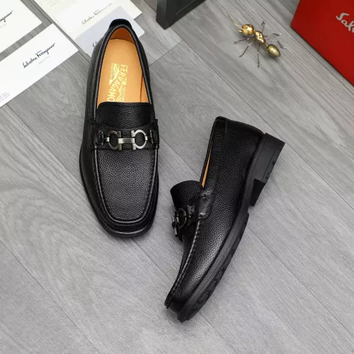 Salvatore Ferragamo Leather Shoes For Men #1380682 $85.00 USD, Wholesale Replica Salvatore Ferragamo Leather Shoes