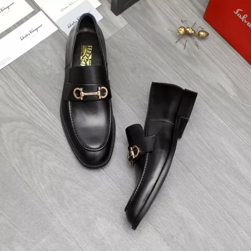 Salvatore Ferragamo Leather Shoes For Men #1380698 $85.00 USD, Wholesale Replica Salvatore Ferragamo Leather Shoes