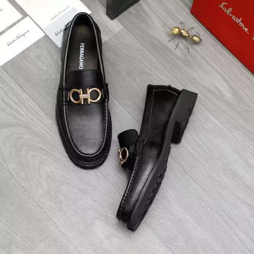 Salvatore Ferragamo Leather Shoes For Men #1380711 $85.00 USD, Wholesale Replica Salvatore Ferragamo Leather Shoes