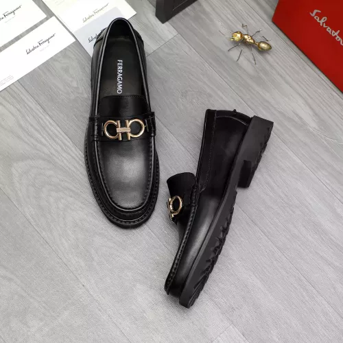 Salvatore Ferragamo Leather Shoes For Men #1380713 $85.00 USD, Wholesale Replica Salvatore Ferragamo Leather Shoes