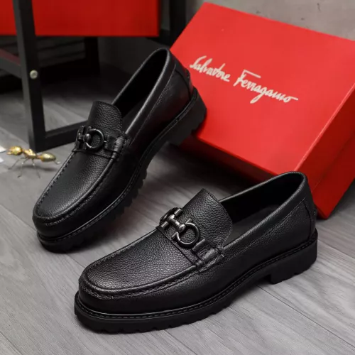 Salvatore Ferragamo Leather Shoes For Men #1380723 $85.00 USD, Wholesale Replica Salvatore Ferragamo Leather Shoes