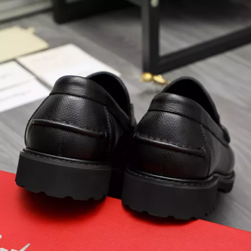 Replica Salvatore Ferragamo Leather Shoes For Men #1380724 $85.00 USD for Wholesale