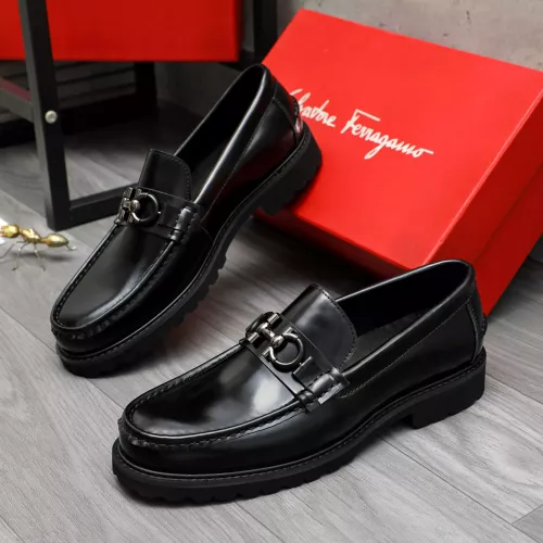 Salvatore Ferragamo Leather Shoes For Men #1380727 $85.00 USD, Wholesale Replica Salvatore Ferragamo Leather Shoes