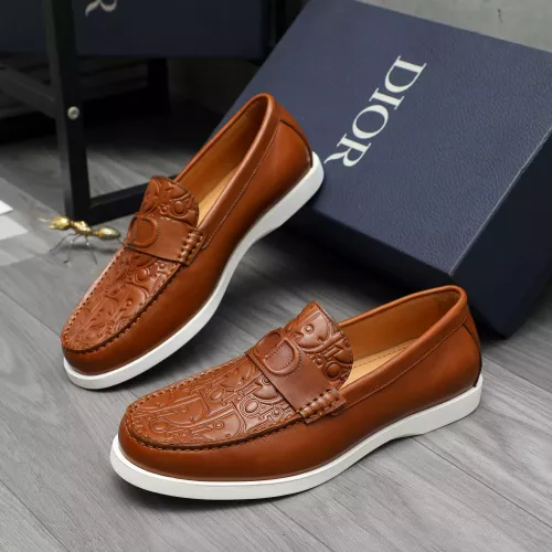 Christian Dior Leather Shoes For Men #1380730 $88.00 USD, Wholesale Replica Christian Dior Leather Shoes
