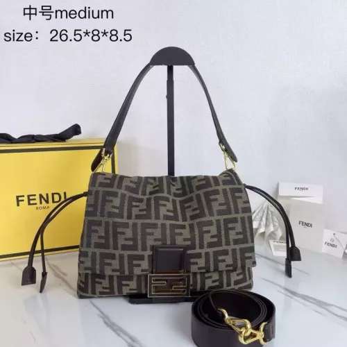 Fendi AAA Quality Shoulder Bags For Women #1380875 $140.00 USD, Wholesale Replica Fendi AAA Quality Shoulder Bags