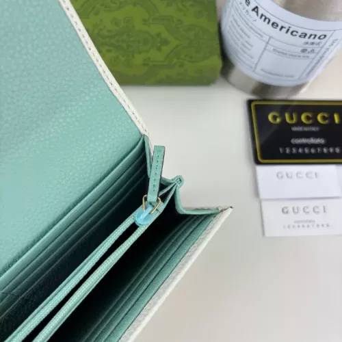 Replica Gucci Wallets #1380979 $45.00 USD for Wholesale