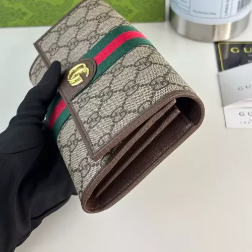 Replica Gucci Wallets #1380984 $45.00 USD for Wholesale