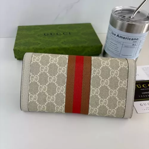 Replica Gucci Wallets #1380985 $45.00 USD for Wholesale