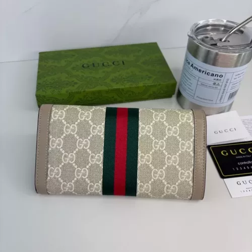 Replica Gucci Wallets #1380986 $45.00 USD for Wholesale