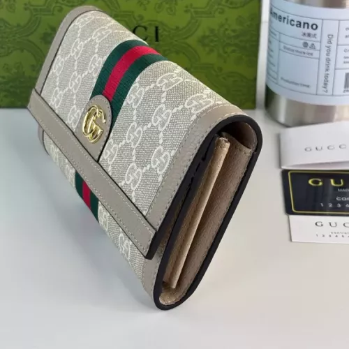 Replica Gucci Wallets #1380986 $45.00 USD for Wholesale