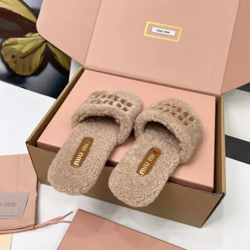 Replica MIU MIU Slippers For Women #1381060 $88.00 USD for Wholesale