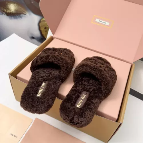 Replica MIU MIU Slippers For Women #1381062 $88.00 USD for Wholesale
