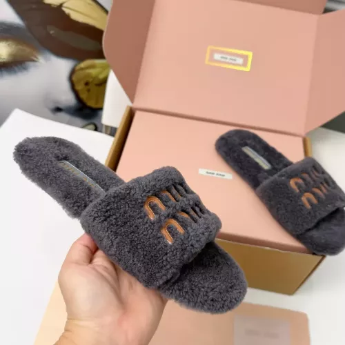 Replica MIU MIU Slippers For Women #1381064 $88.00 USD for Wholesale