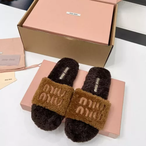 Replica MIU MIU Slippers For Women #1381069 $88.00 USD for Wholesale