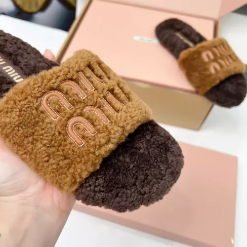 Replica MIU MIU Slippers For Women #1381069 $88.00 USD for Wholesale