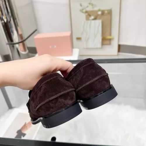 Replica MIU MIU Leather Shoes For Women #1381084 $102.00 USD for Wholesale