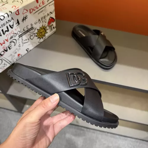 Replica Dolce & Gabbana D&G Slippers For Men #1381134 $52.00 USD for Wholesale