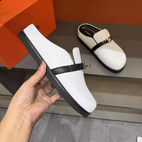Replica Hermes Slippers For Men #1381136 $72.00 USD for Wholesale