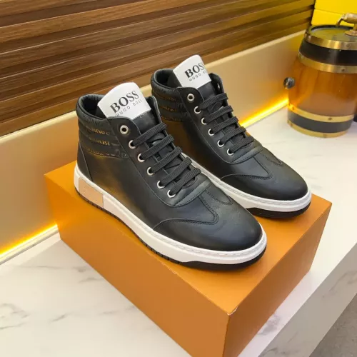 Replica Boss High Top Shoes For Men #1381156 $82.00 USD for Wholesale