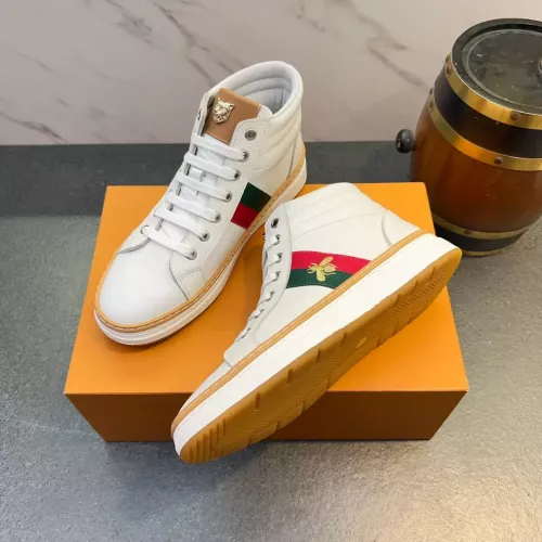 Replica Gucci High Tops Shoes For Men #1381158 $82.00 USD for Wholesale